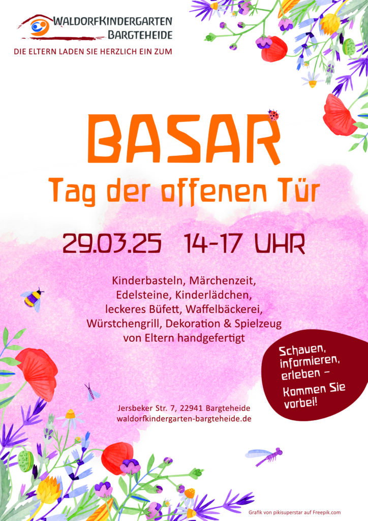 Waldorfkindergarten Bargteheide Basar 2025